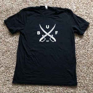 Buffalo Superfan Black Sword T-Shirt - Size Large
